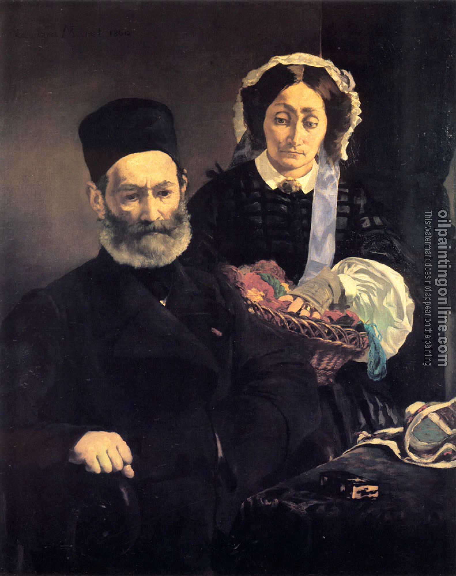 Manet, Edouard - M. and Mme Auguste Manet